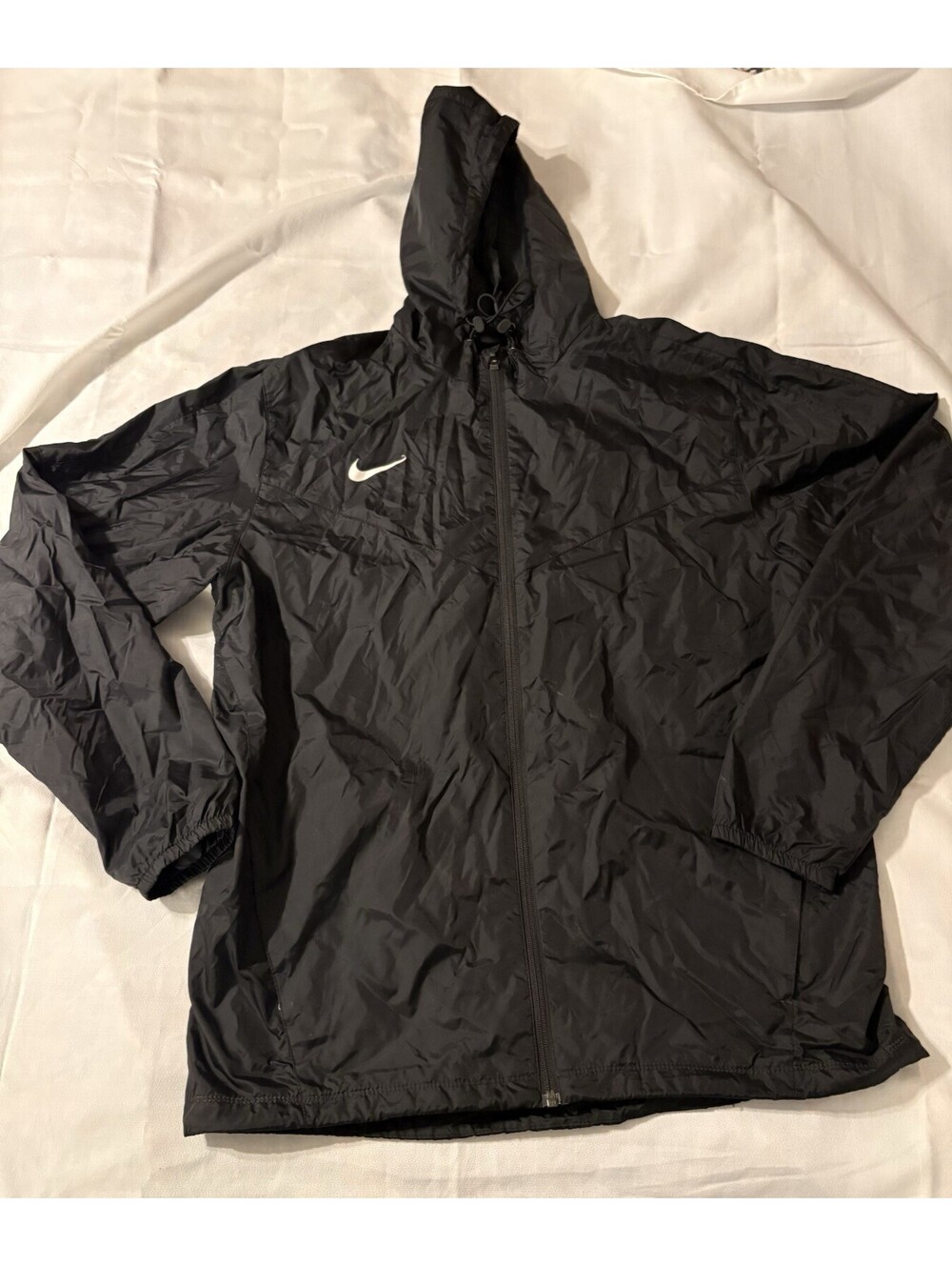 Black Nike Volleyball Hooded Jacket Size Large Ladies